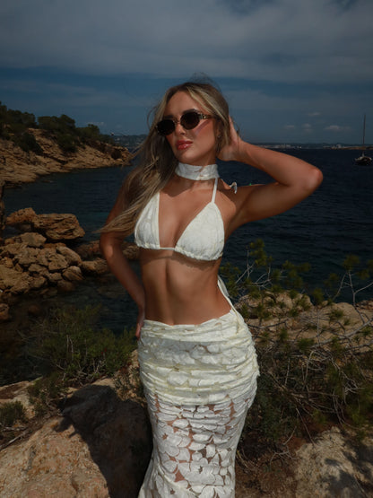 CHOKER NECKLACE - CREAM